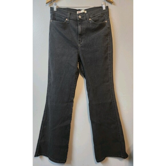 Signature Levi Strauss Heritage High Rise Flare Jeans woman's size 6 bootcut - Picture 1 of 7